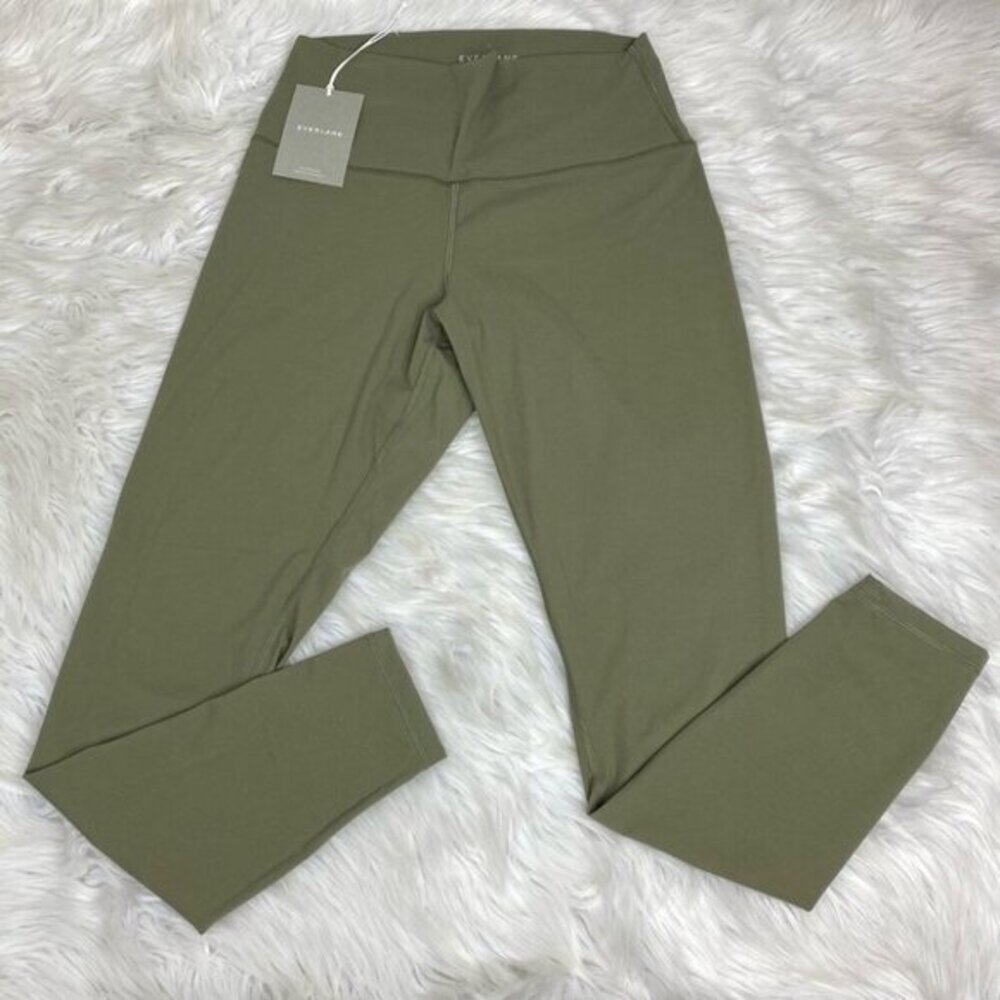Everlane The Perform Legging Lichen Green ReNew High Waist Activewear‎ Large NEW